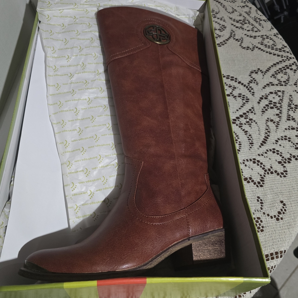 BareTraps Brown Over the Knee Boots
